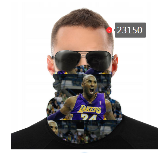 NBA 2021 Los Angeles Lakers #24 kobe bryant 23150 Dust mask with filter